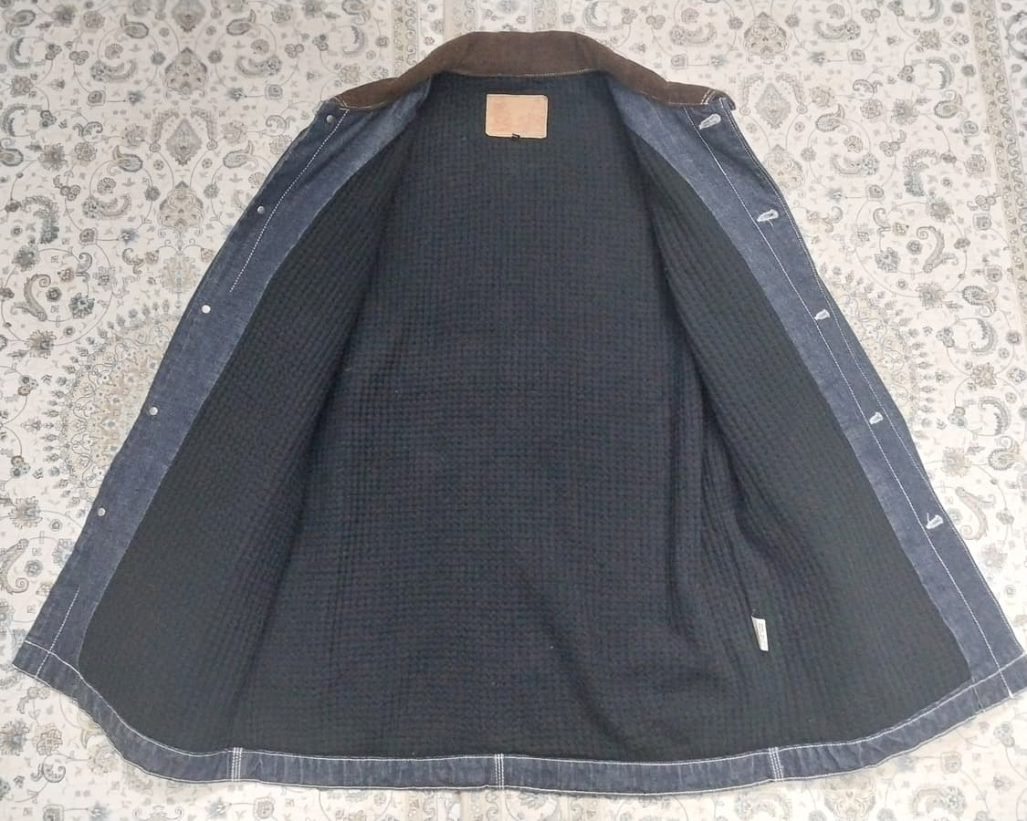 subciety 일본 데님 코듀로이 카라 초어 자켓 (105) 상품이미지2