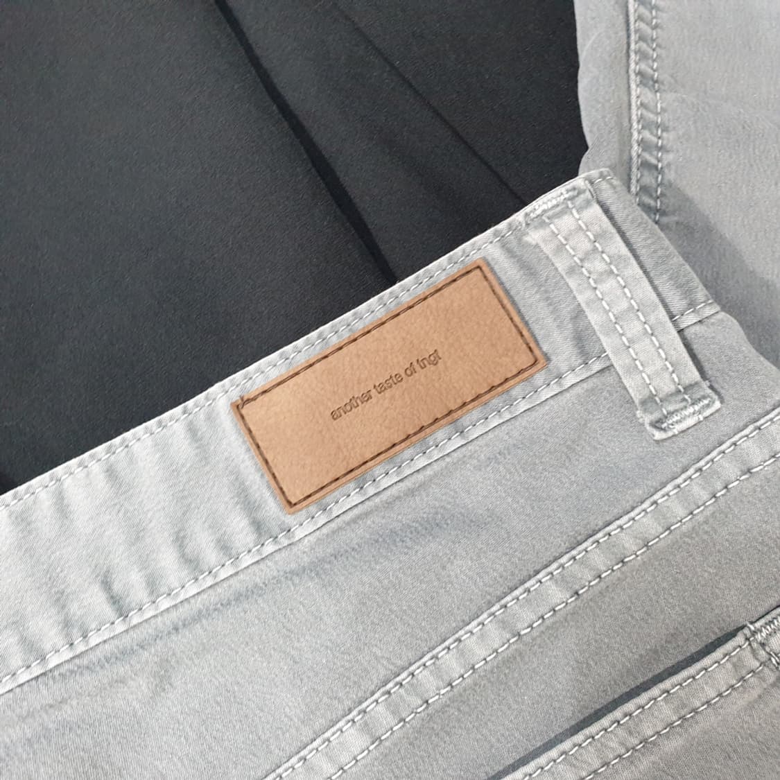 TNGT 카키 AIRO COOL 다잉 데님 팬츠 32 상품이미지5