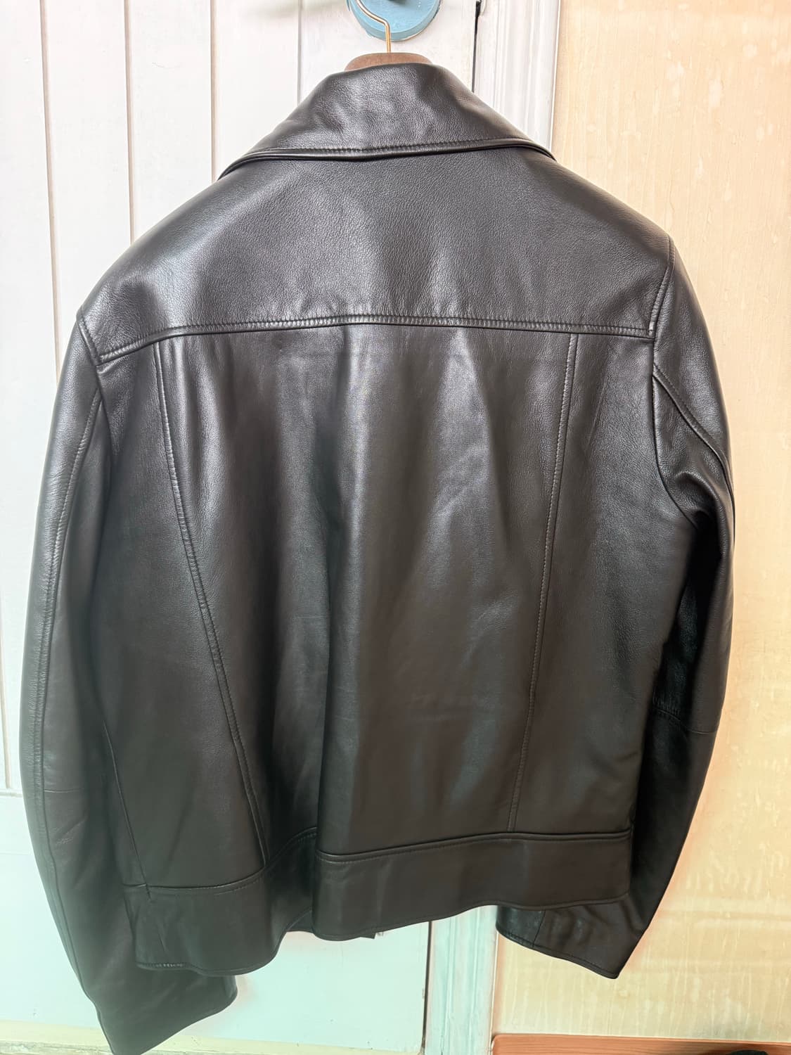 론트 램스킨 가죽자켓 상품이미지2