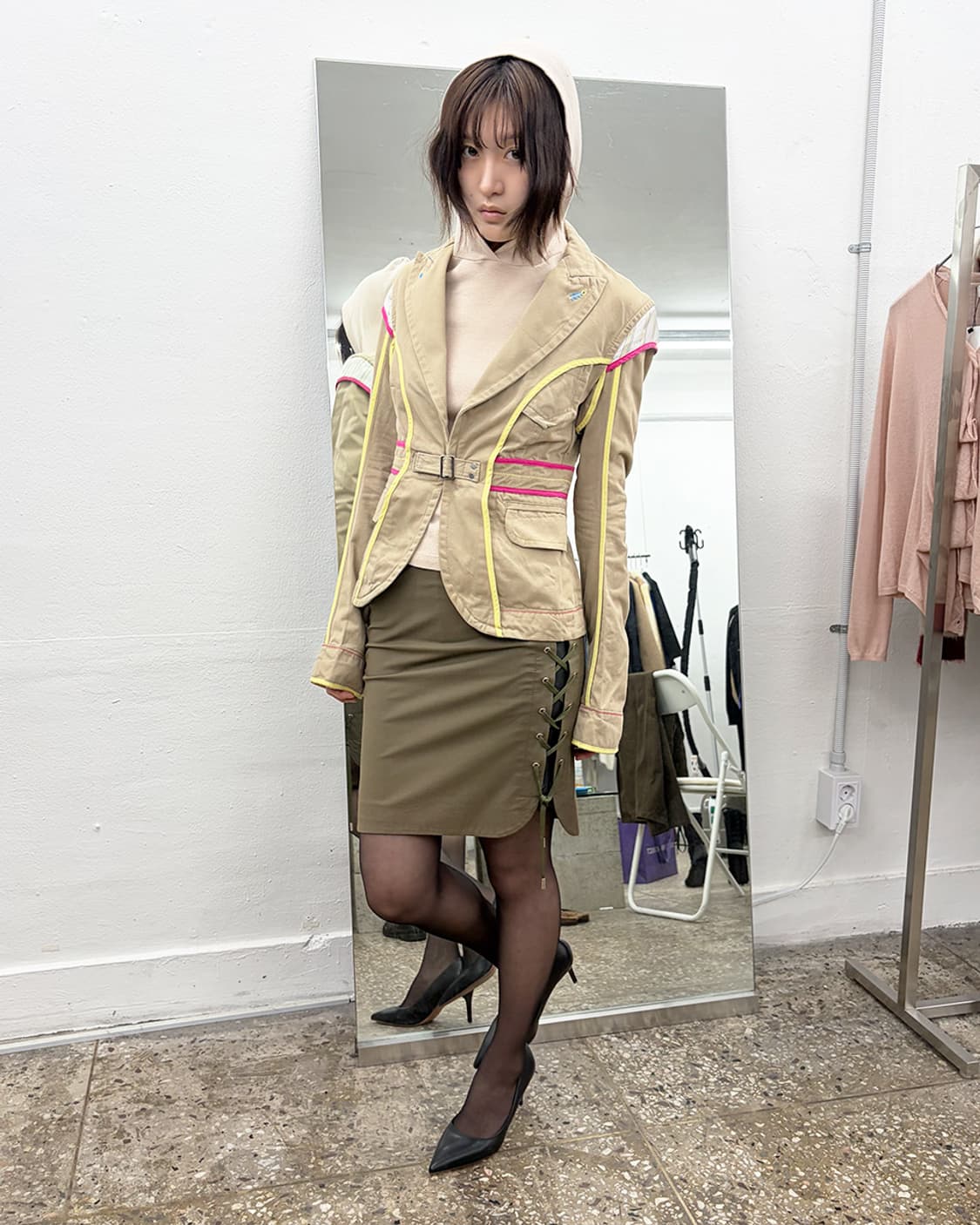 디스퀘어드 2005S/S 벨티드 파이핑 자켓 상품이미지7