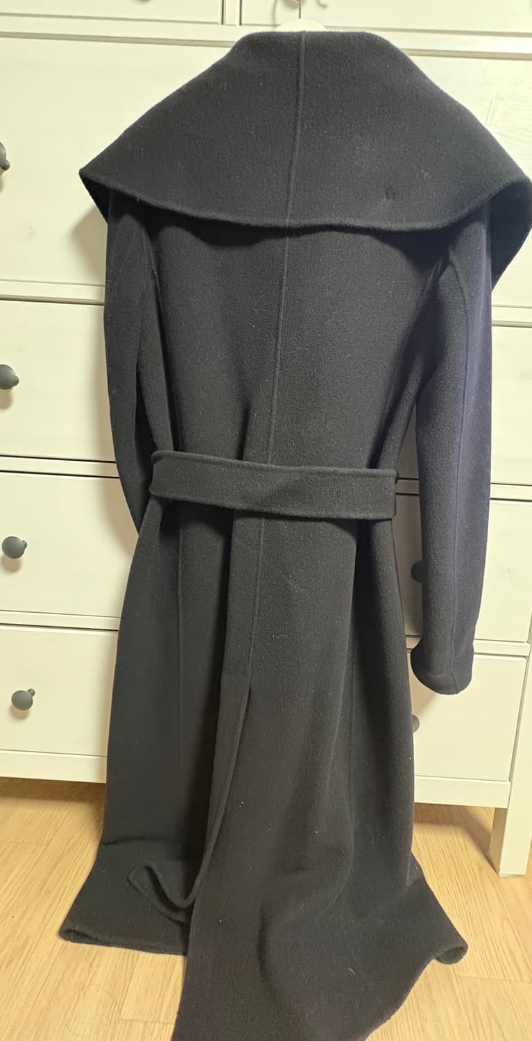 Theory 여성 블랙 로브 코트 상품이미지2