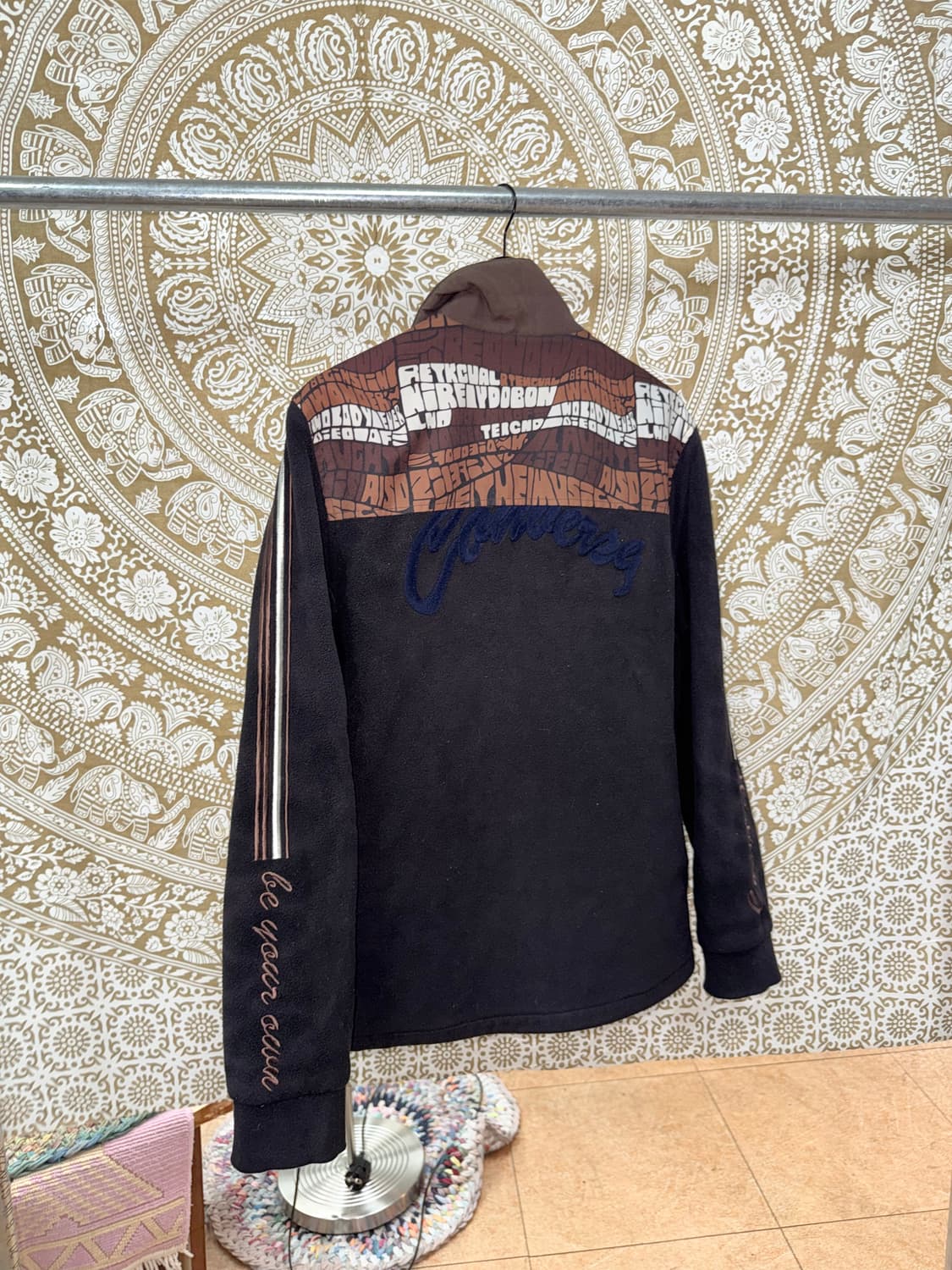 컨버스 올드스쿨 누빔 후리스 점퍼  상품이미지6