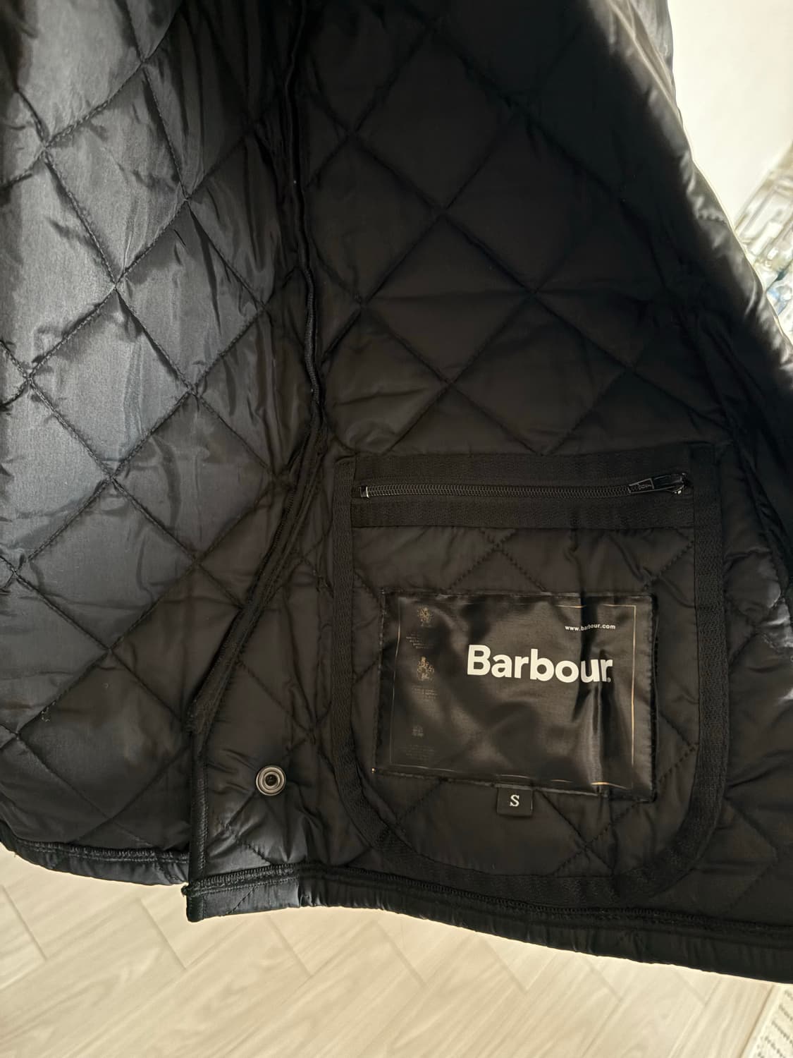 바버 헤리티지 리델스데일 퀼팅 자켓 S 상품이미지5