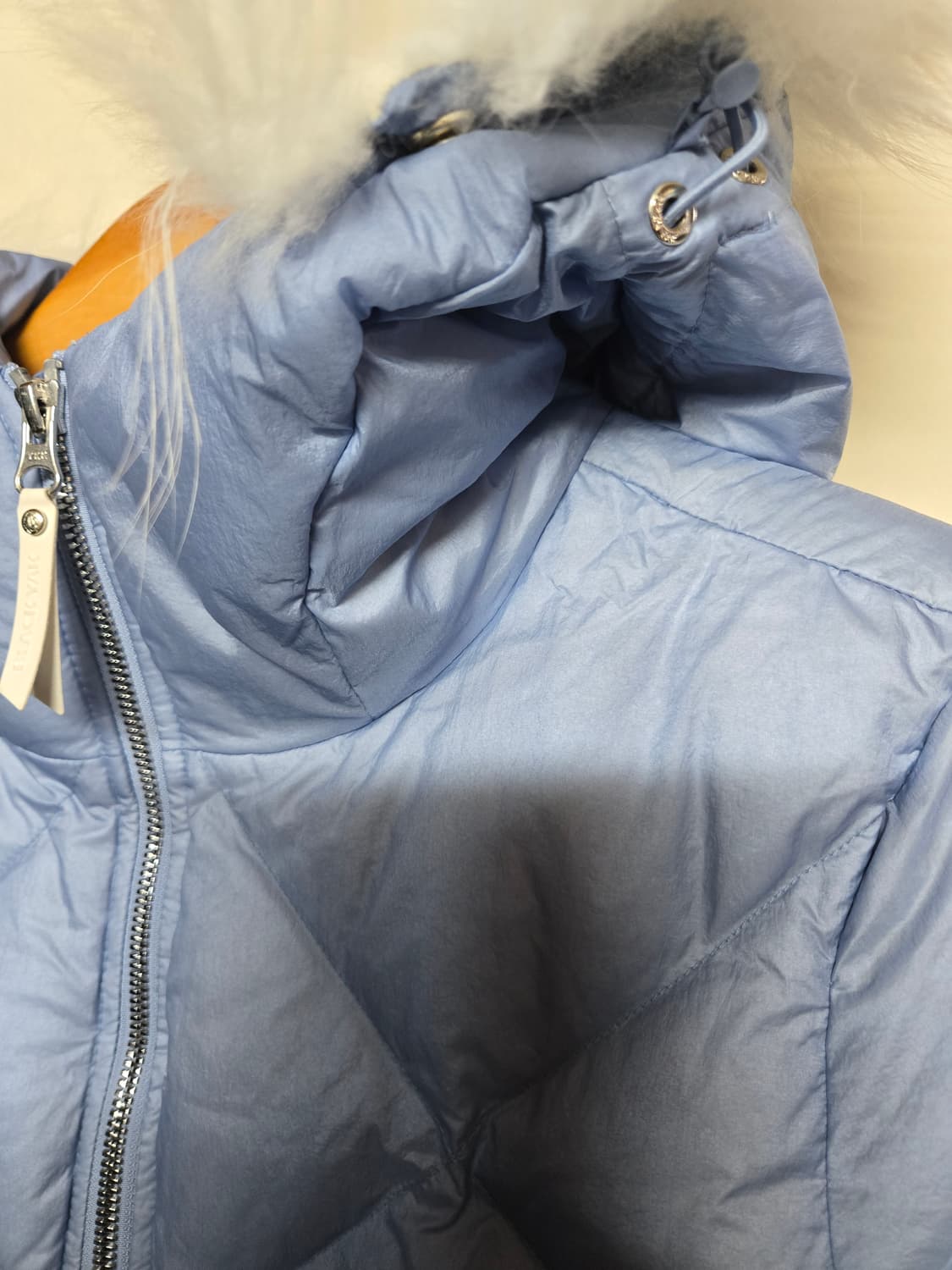 블랙야크 엄청가벼운  여성 부스터 다운 롱패딩 100 블루 상품이미지5