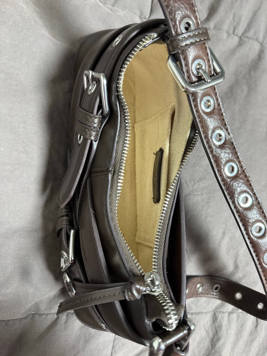 ZARA SHOULDER BAG BROWN 상품이미지3