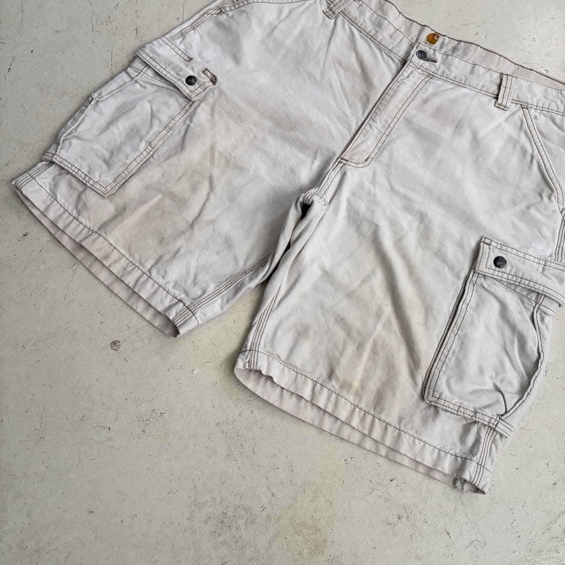 칼하트 빈티지 카고 워크 반바지 40 상품이미지3