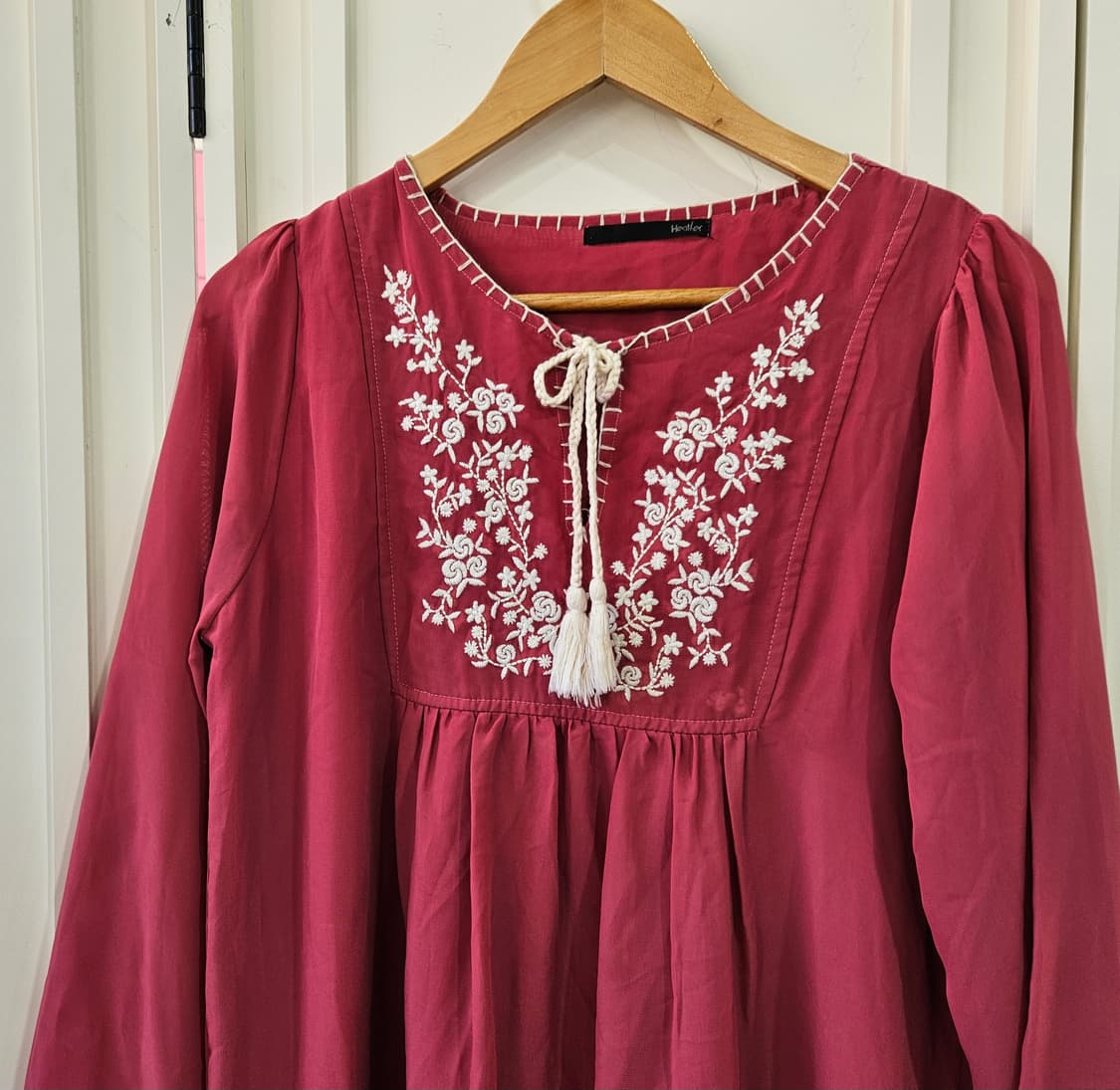 자수 보헤미안 원피스 상품이미지2