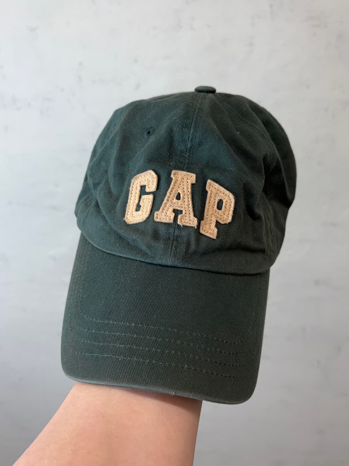 GAP 올드갭 그린 자수로고 볼캡 상품이미지1
