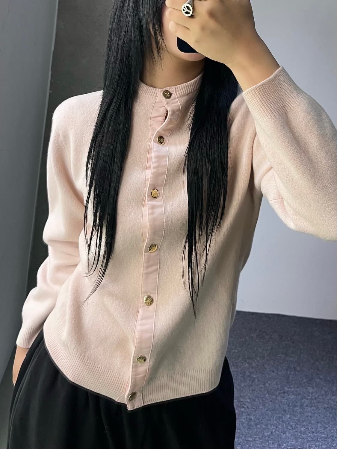 버버리 퓨어 울 가디건 상품이미지1