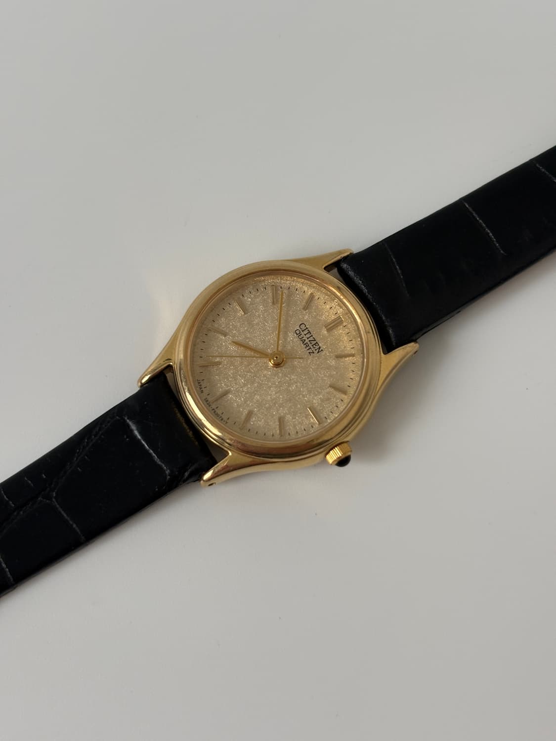 1980s Gold Texture Dial Ladies Quartz 상품이미지4
