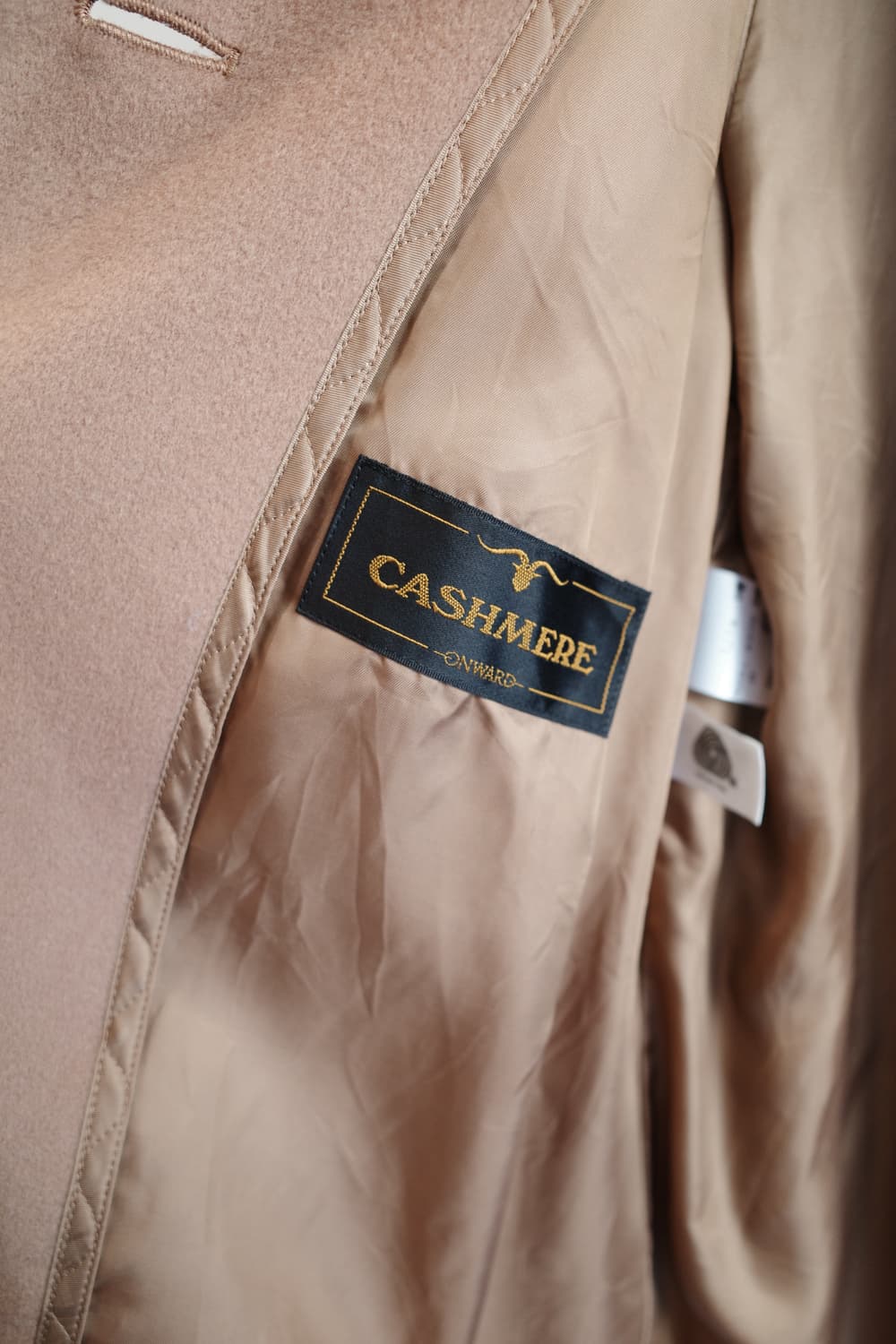 Japan brand 캐시미어100 카멜 여성 롱코트 상품이미지5