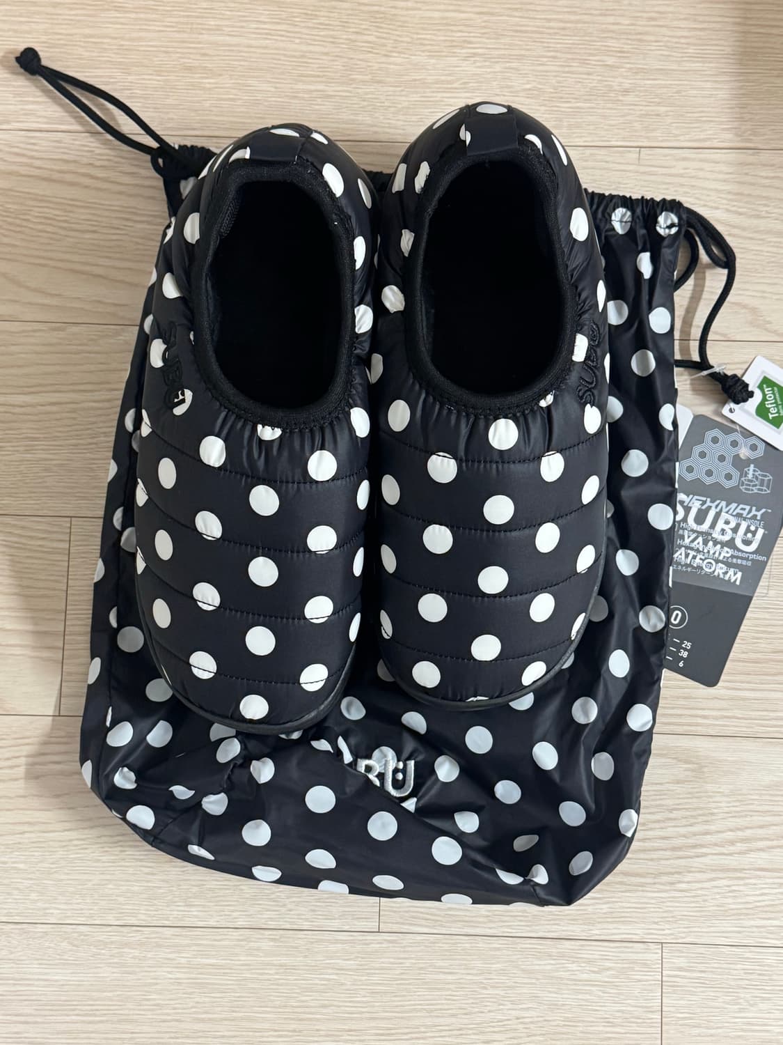 [새상품] 스부 뱀프 플랫폼 도트 0사이즈 상품이미지3