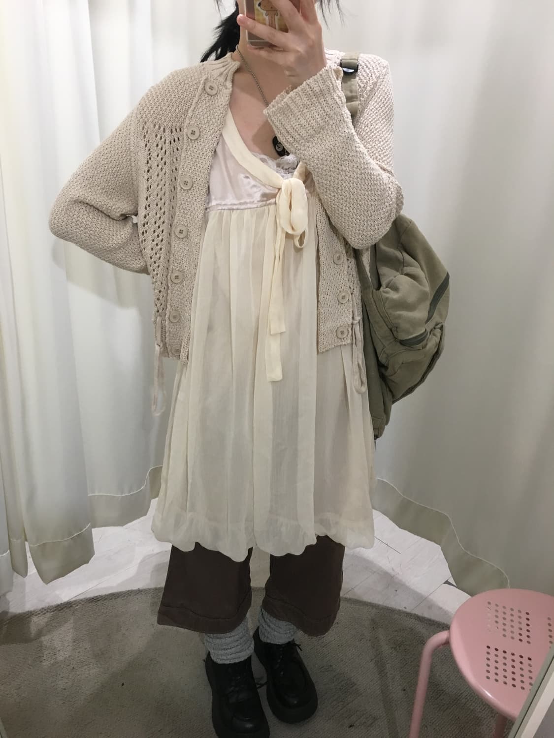 mori crop cardigan 상품이미지7