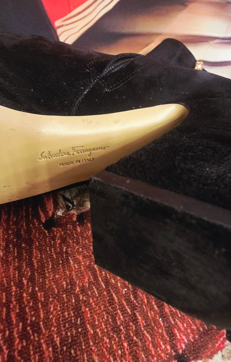 살바토레 페라가모(Salvatore Ferragamo) 스웨드 앵글부츠 상품이미지9