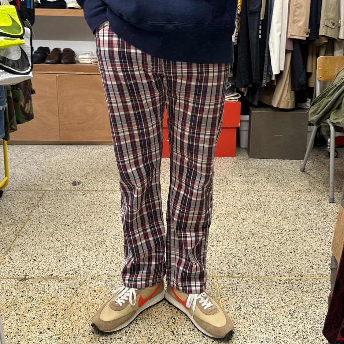 리바이스 505 체크 팬츠 상품이미지9