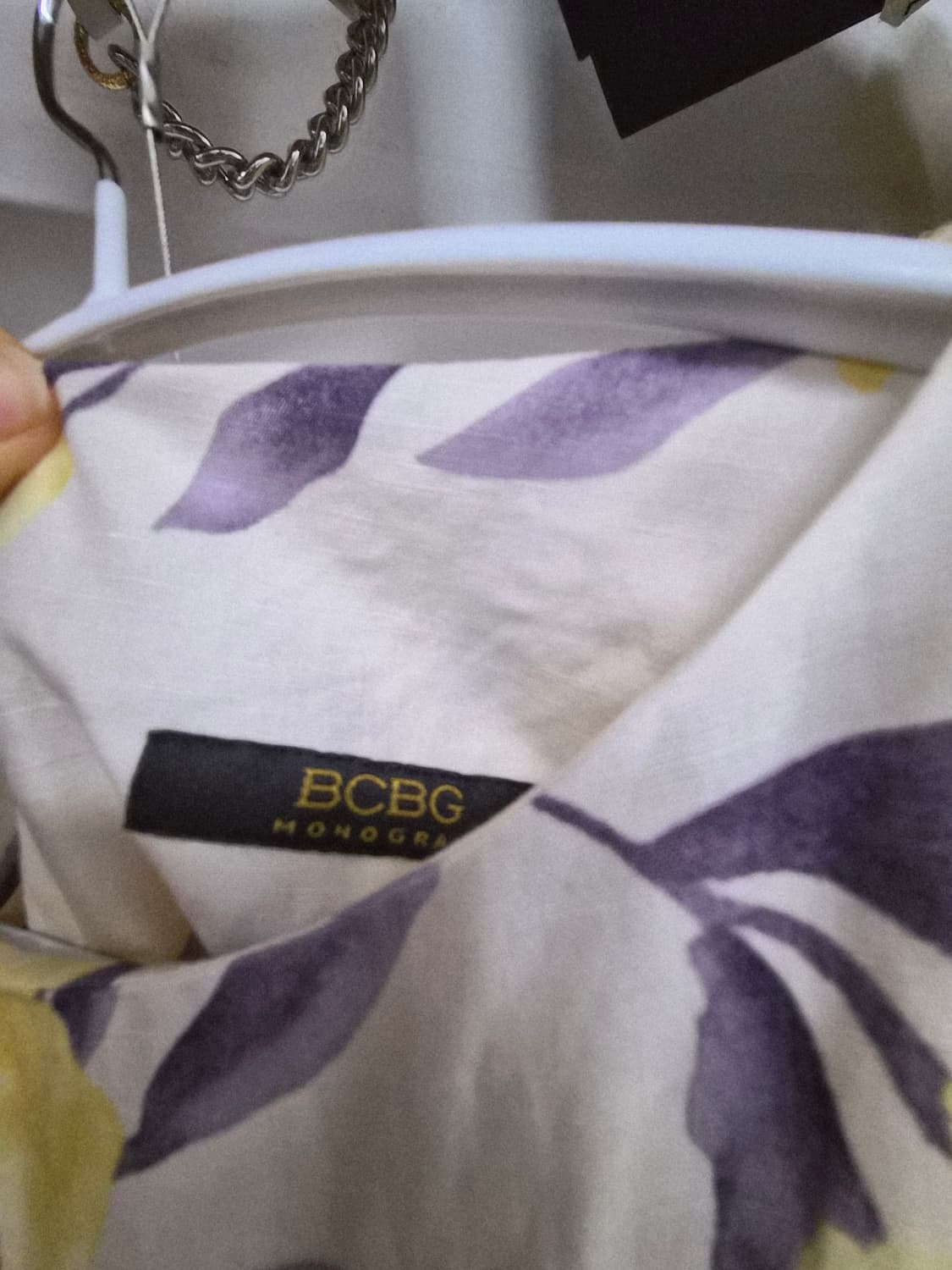 BCBG 린넨 플라워 원피스 상품이미지4
