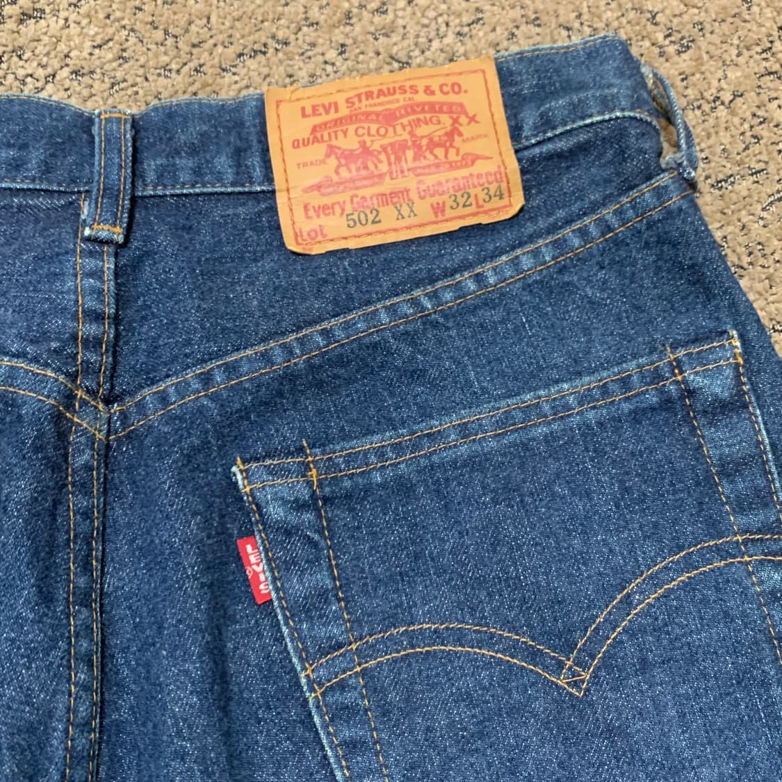 90s 빈티지 리바이스 502 빅E W32 L34 상품이미지5