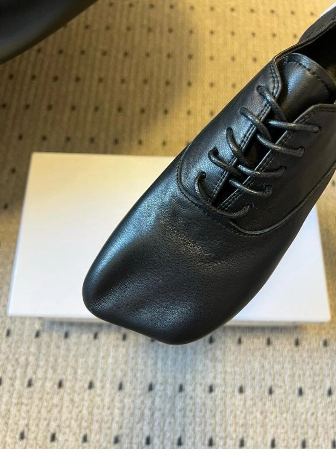 MM6 메종 마르지엘라 블랙 레이스업 슈즈 상품이미지7