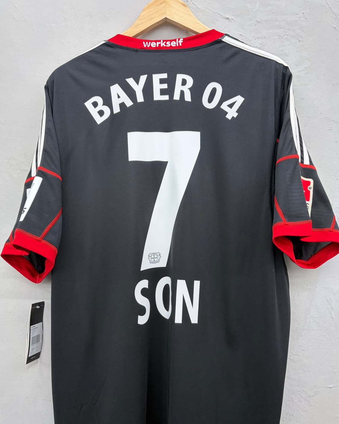  (새상품) 아디다스 13-14 레버쿠젠 홈 리그.ver No.7 손흥민 상품이미지2