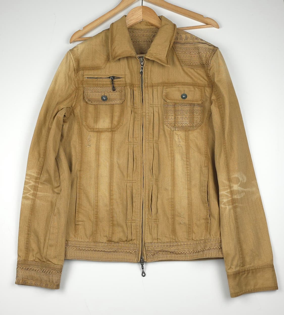 [L] Semantic Design 세만틱디자인 스티치 워싱 자켓 상품이미지1