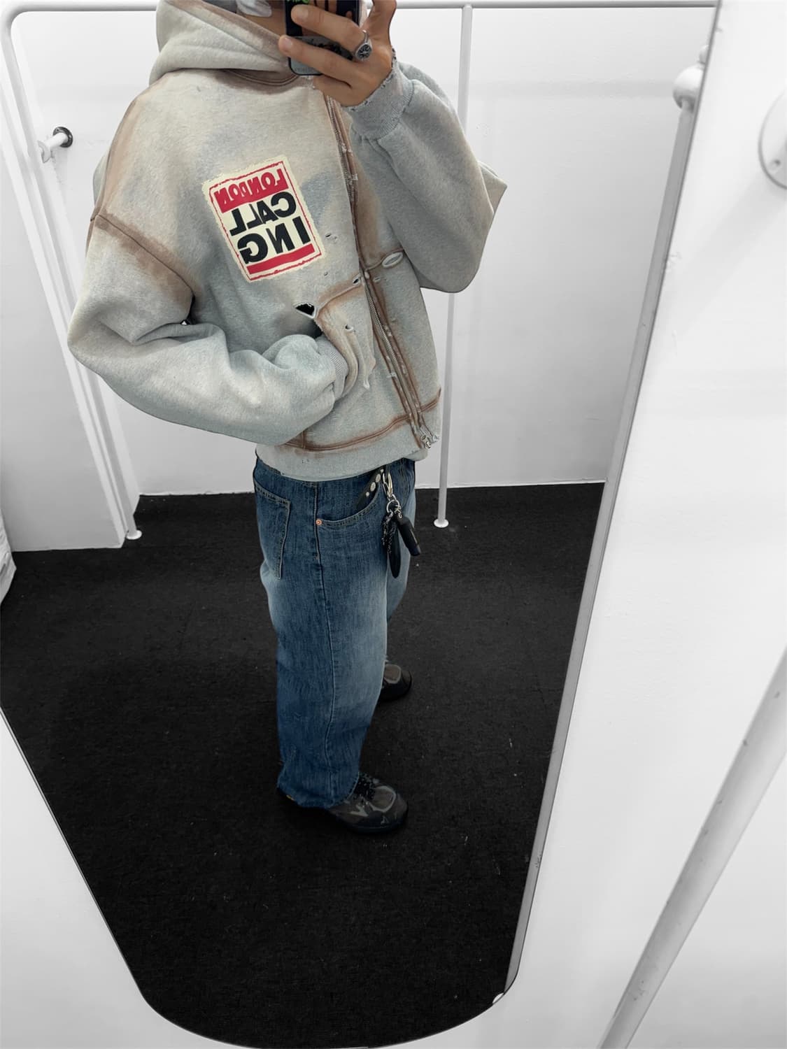 빈티지 후드집업(기모) 상품이미지7