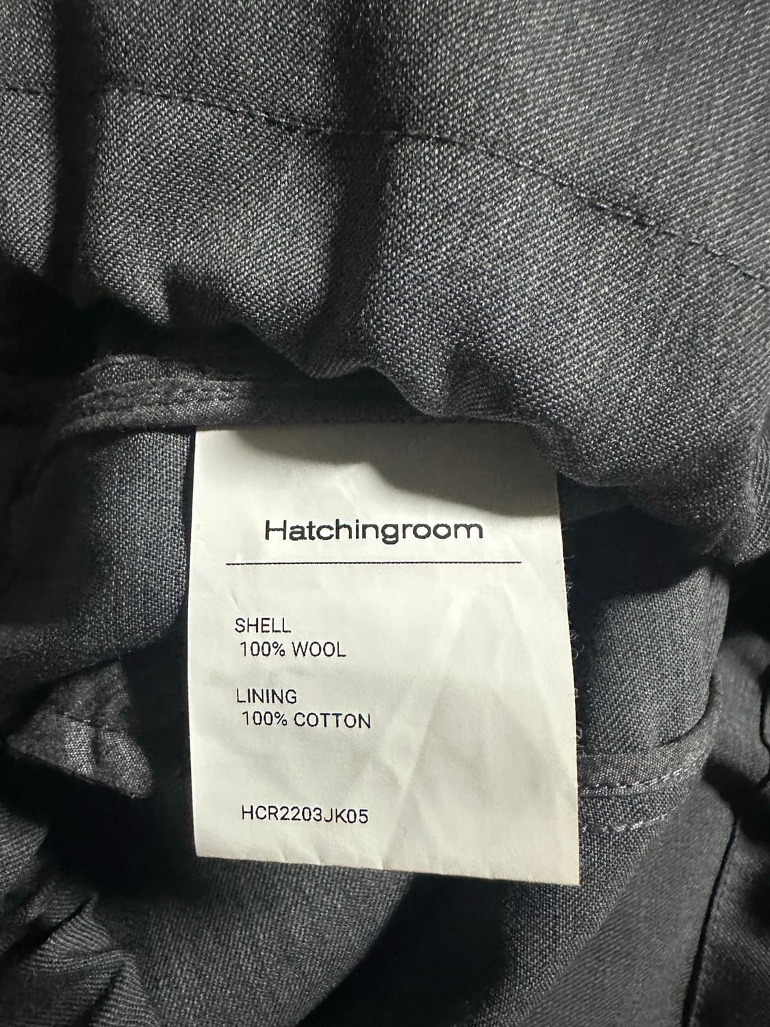 해칭룸 더블 코치 자켓 그레이 4사이즈 상품이미지4