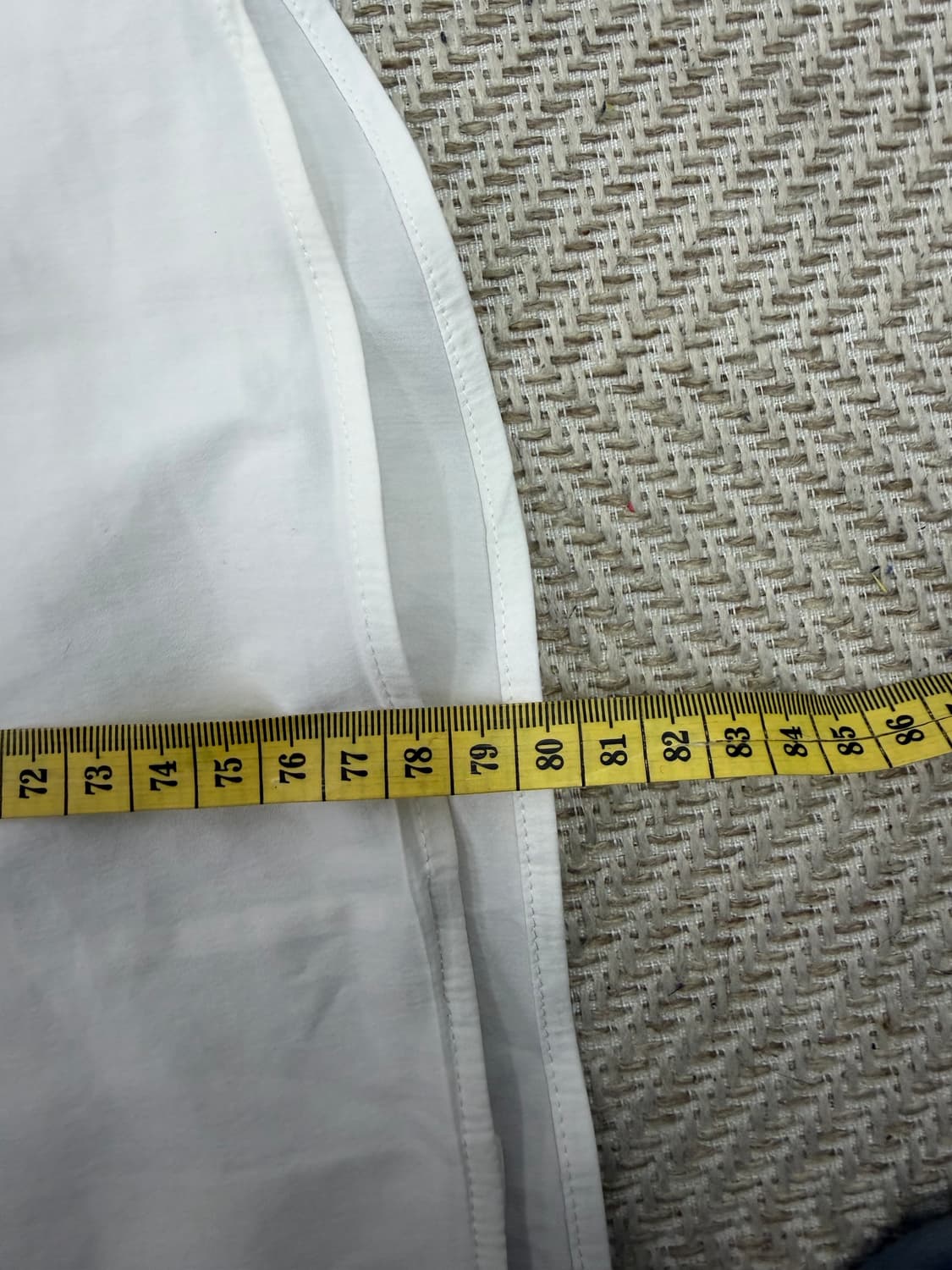 정품) COS 코스 남성 화이트 칠부셔츠 L 상품이미지10