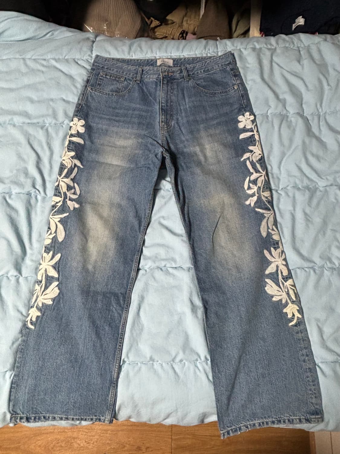 3) 투인 tuin 바인 데님 워시드 블루 상품이미지4