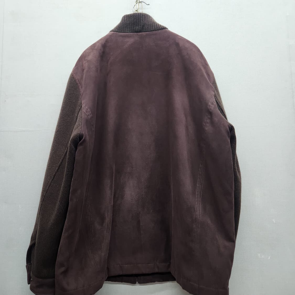 닥스 스웨이드/니트 집업 자켓 XL 상품이미지4