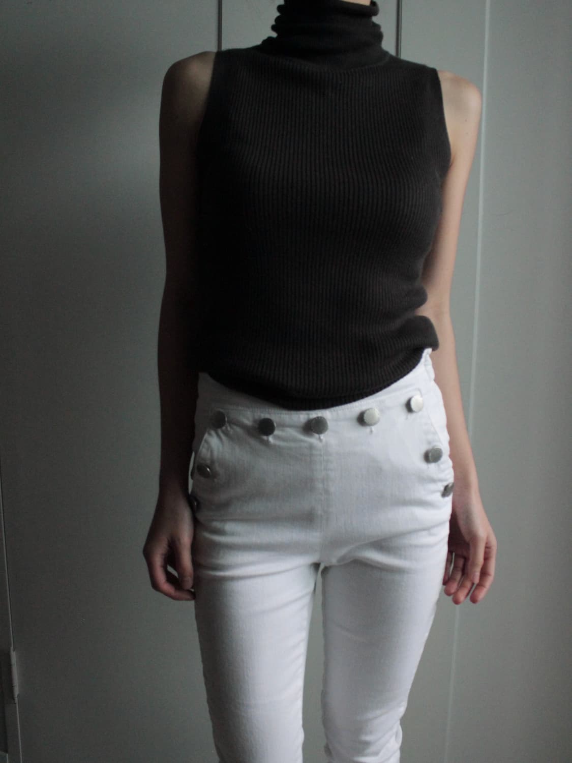 Maje button point skinny pants  상품이미지2