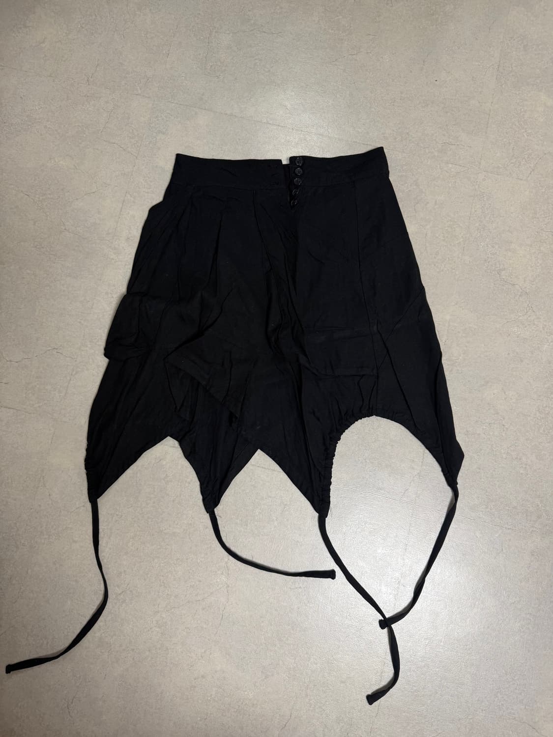 코이세이오 FAIRY STRING SKIRT BLACK 상품이미지2
