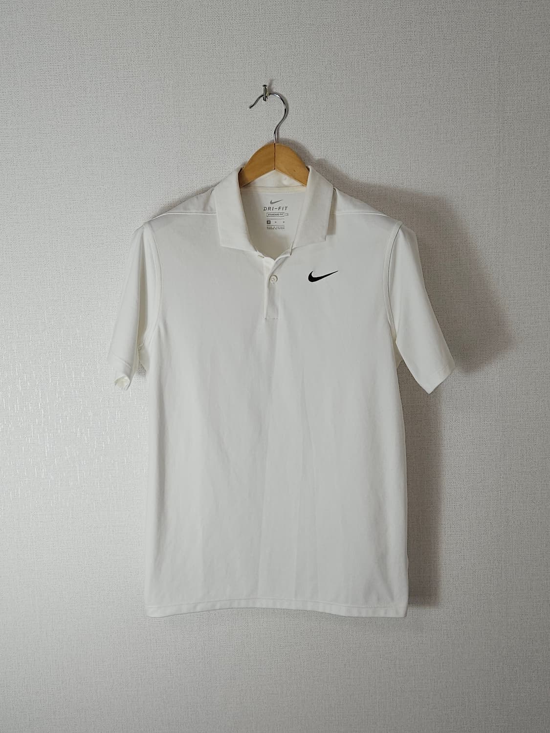 나이키 골프 드라이핏 솔리드 폴로 카라티 반팔 M 95 (거의새상품) 상품이미지1