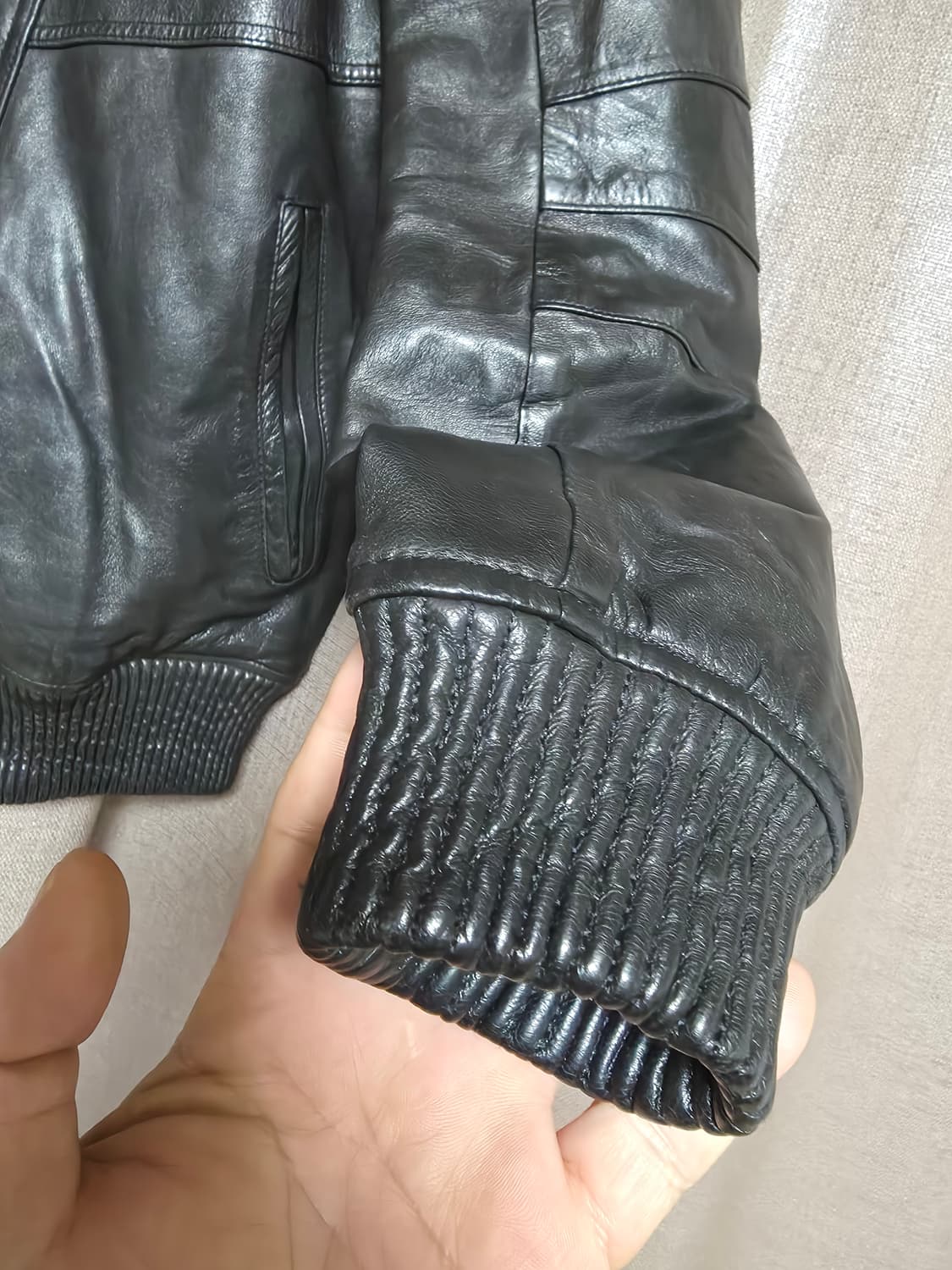 폴로양가죽자켓 100~95 상품이미지2