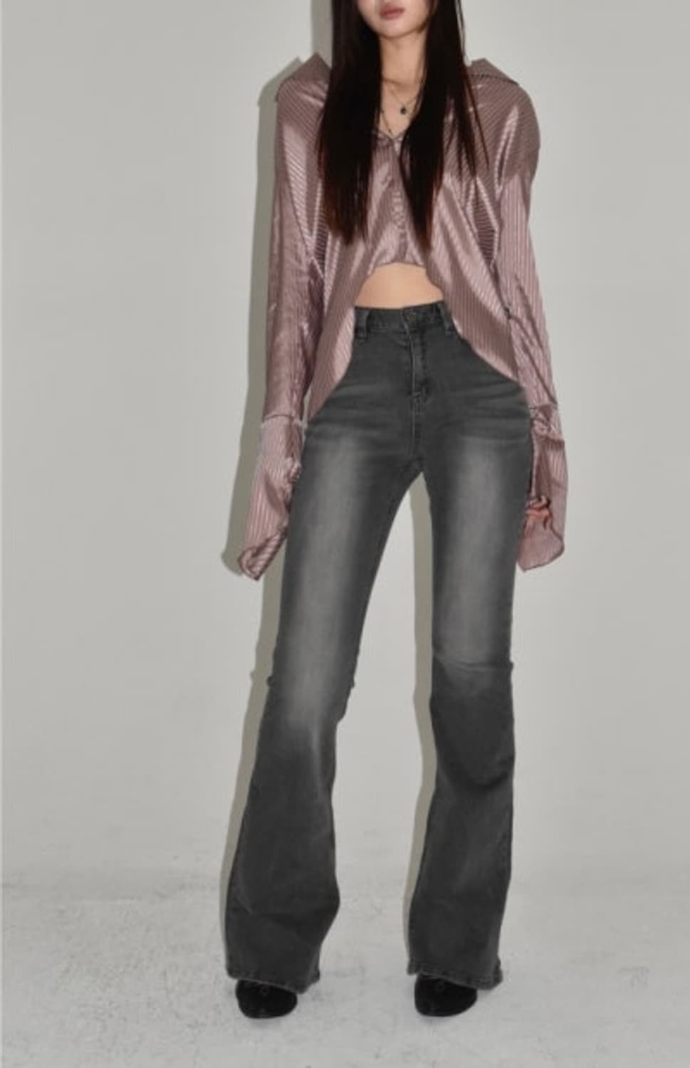 애즈온 스트라이프 셔츠 상품이미지1