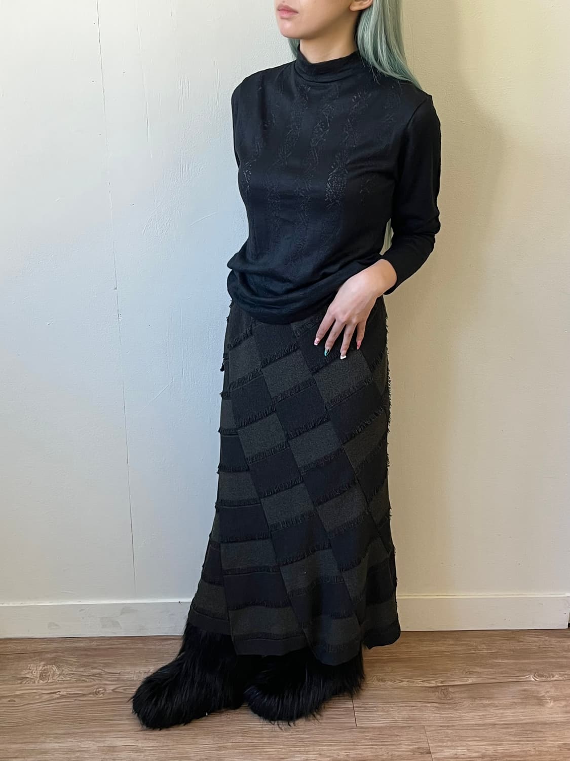 Bonjour 엔틱시스루 터틀넥 상품이미지5