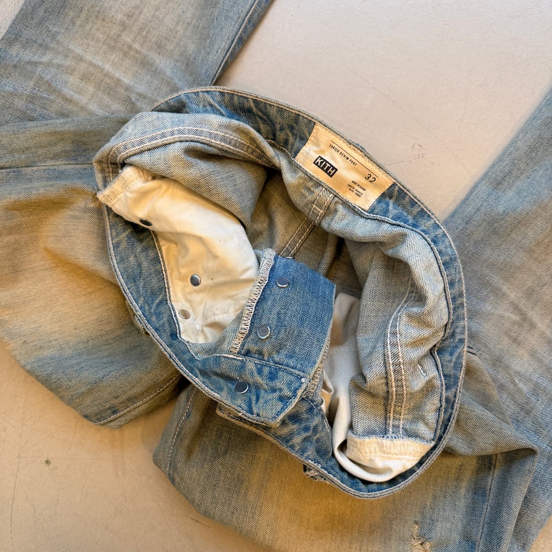 키스 바릭 데님 팬츠 상품이미지1