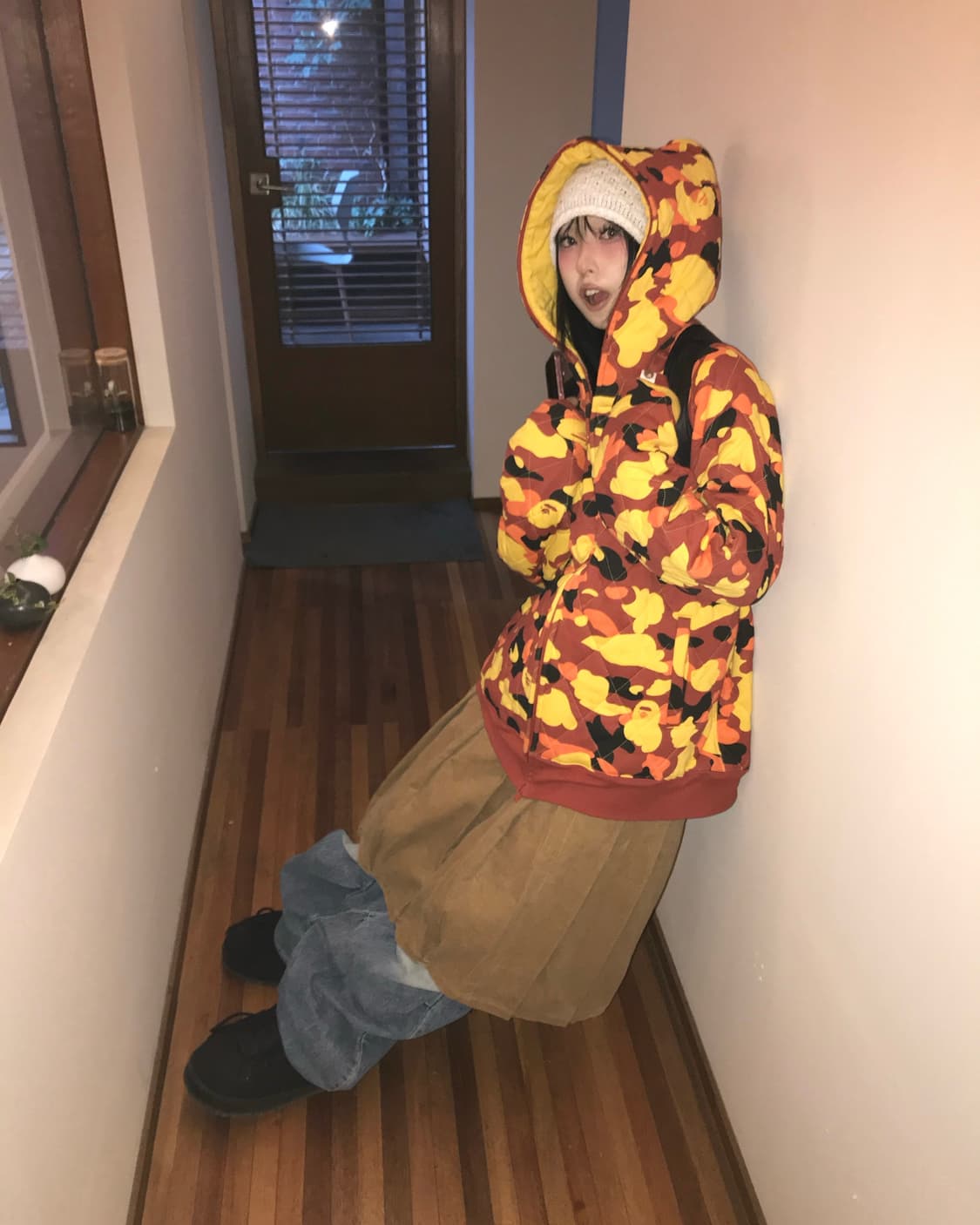 Bape First Camouflage Quilted Two-Way  상품이미지3