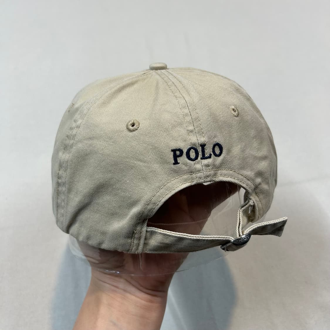Free) 폴로 랄프로렌 베이지 볼캡 모자 상품이미지4