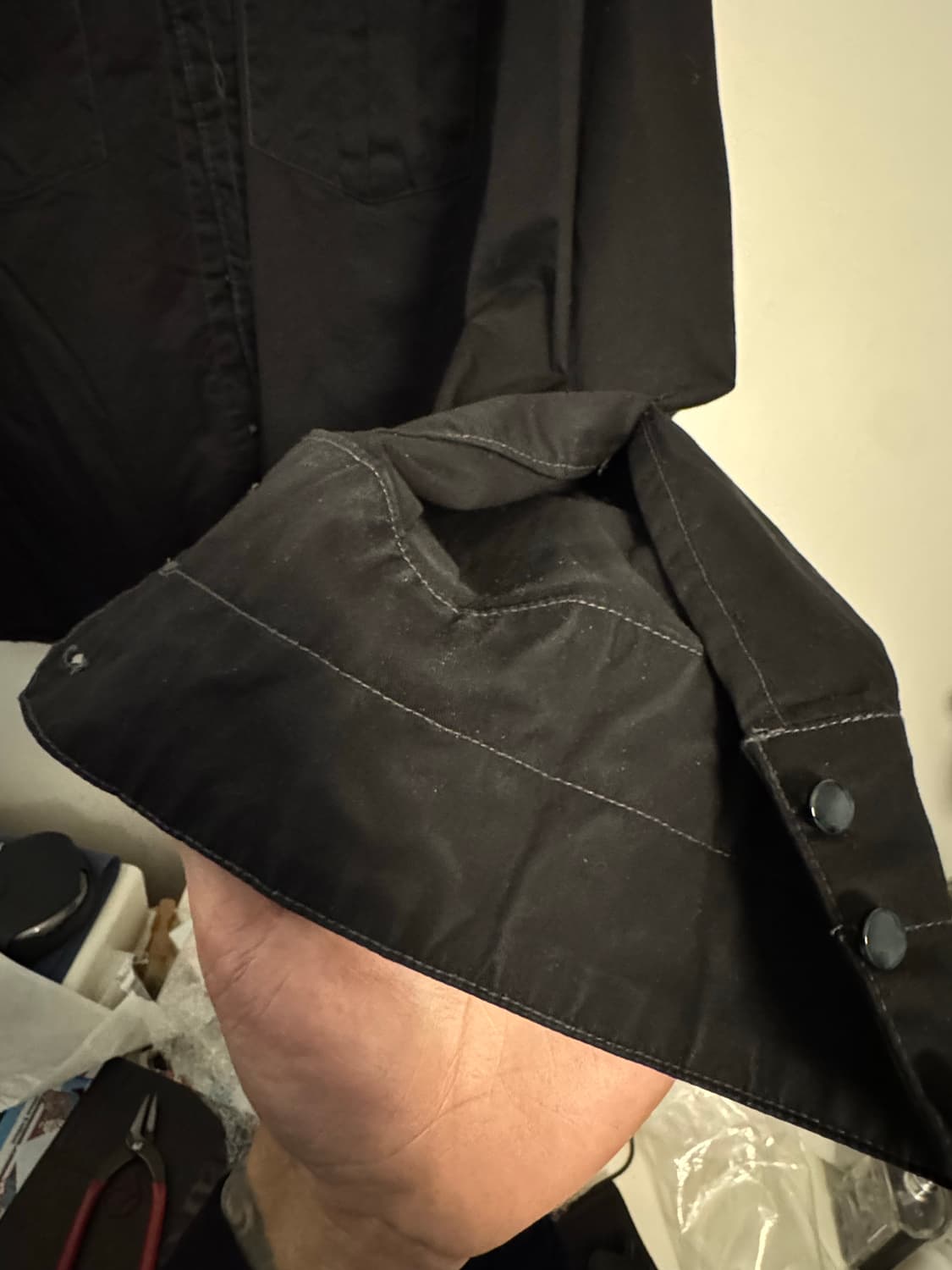 르메르 웨스턴셔츠 블랙(50사이즈) 상품이미지6