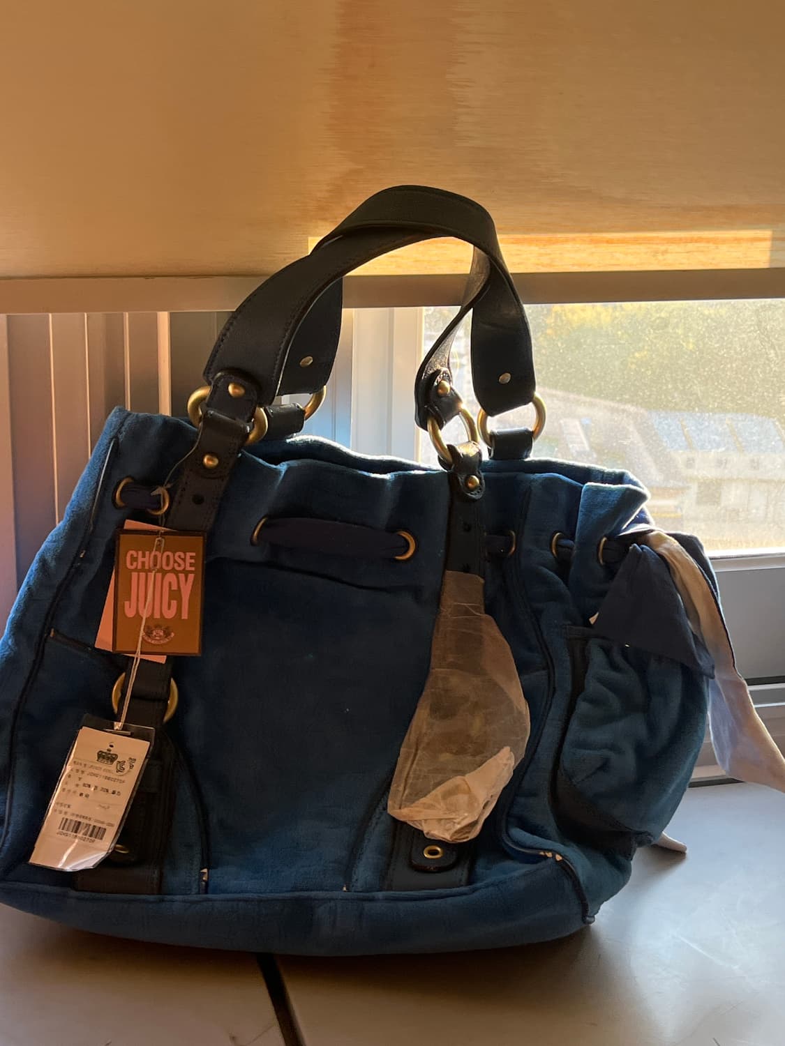 쥬시꾸뛰르 코발트 백 상품이미지1