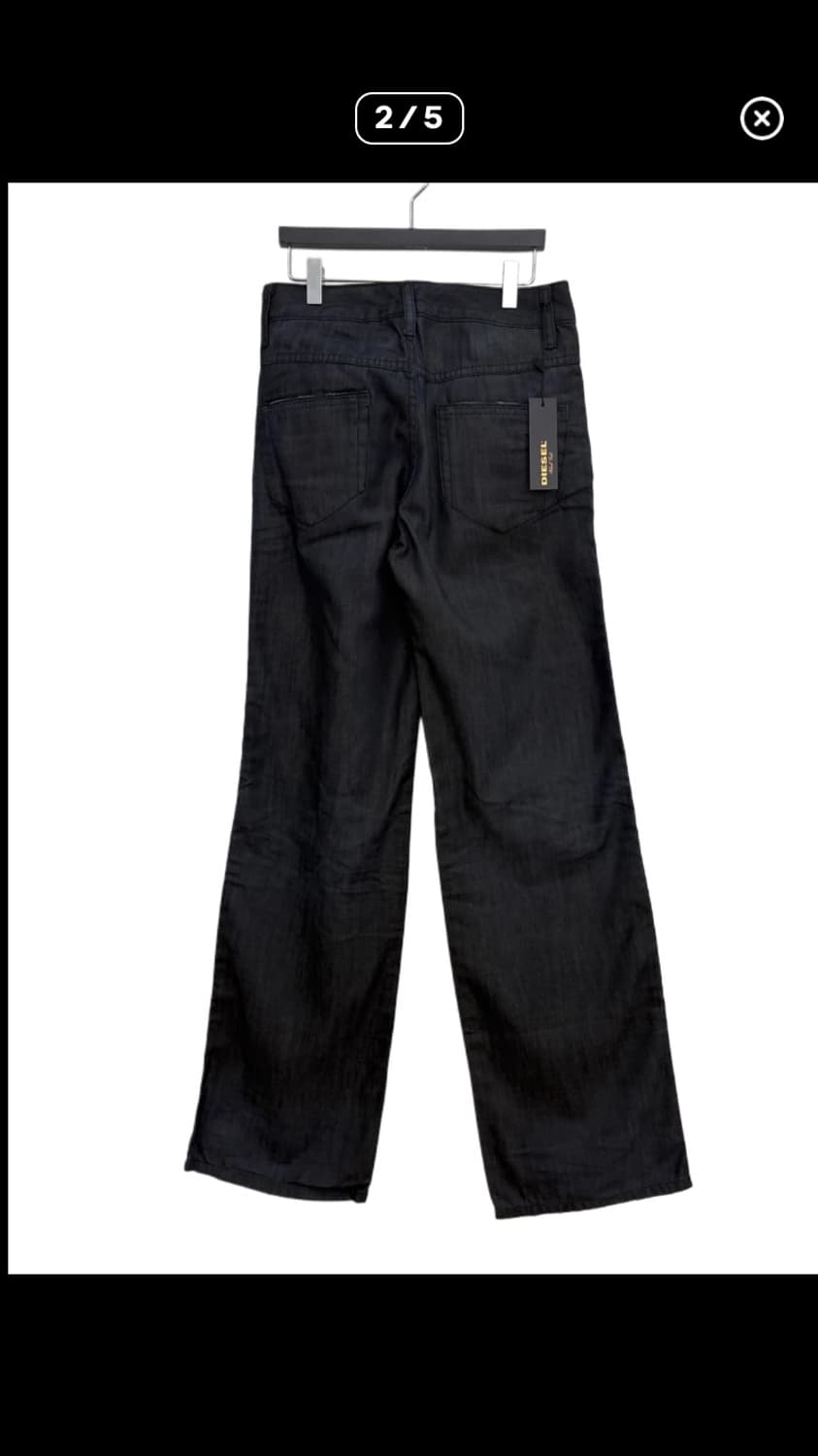 Diesel 블랙골드 라벨 와이드 데님 puxa-a 데님 상품이미지2