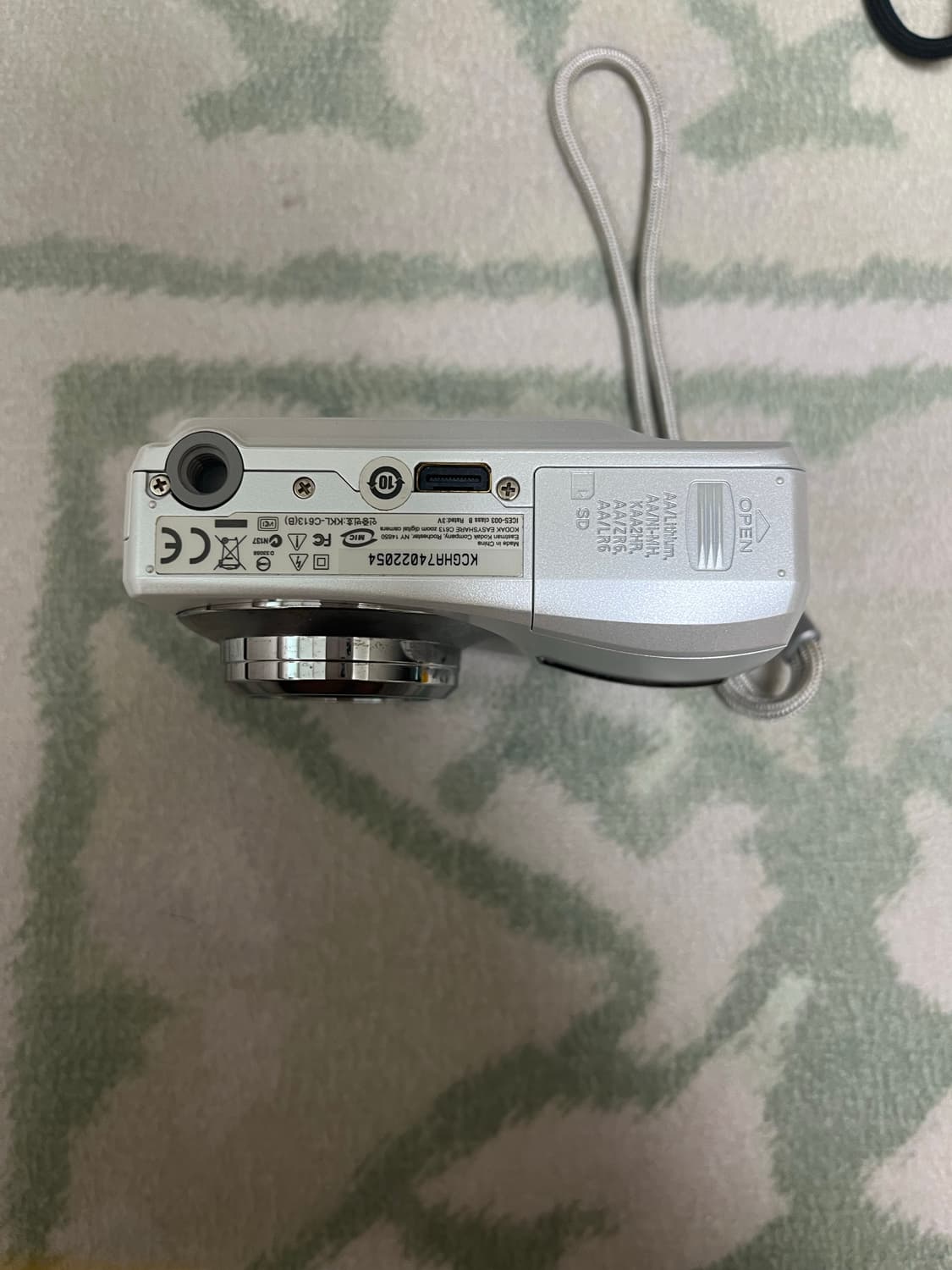 코닥 c613 펄 화이트 카리나 빈티지 디카 카메라 상품이미지5