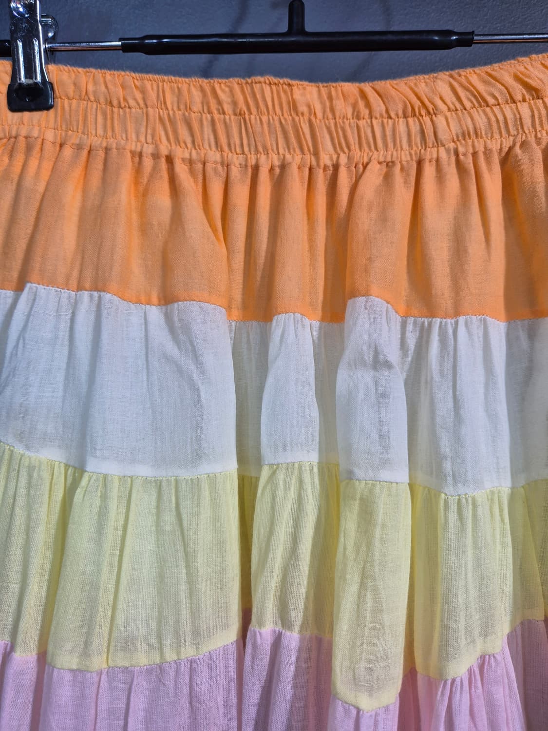 파스텔 캉캉 롱 스커트 55 66 상품이미지3