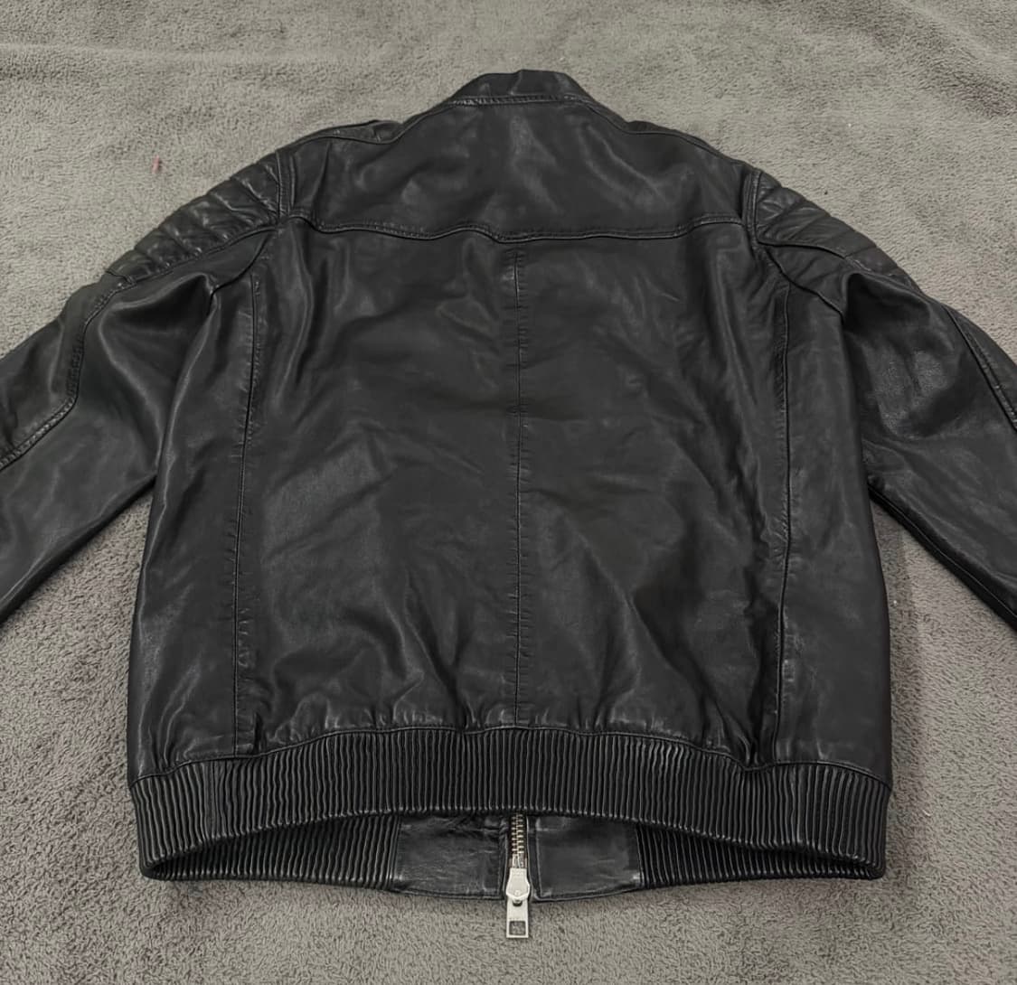 (L)올세인츠 블랙 양가죽 라이더 자켓 상품이미지4