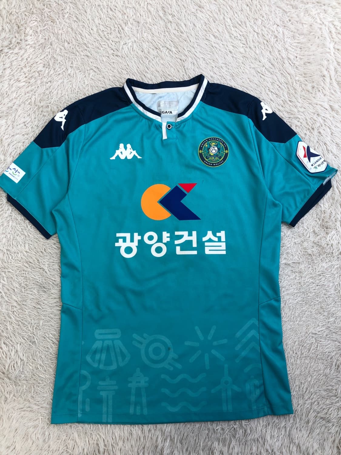 카파 안산 그리너스 반팔 유니폼/박준영/#2181 상품이미지1