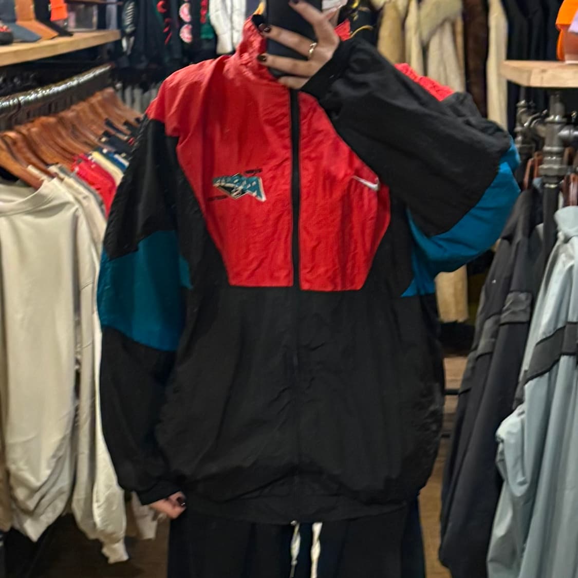 [HI] Nike 나이키 컬러블록 바람막이 상품이미지1