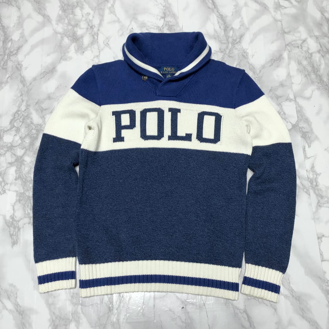 폴로 랄프로렌 니트 상태굿 숄더넥 여성추천 상품이미지2