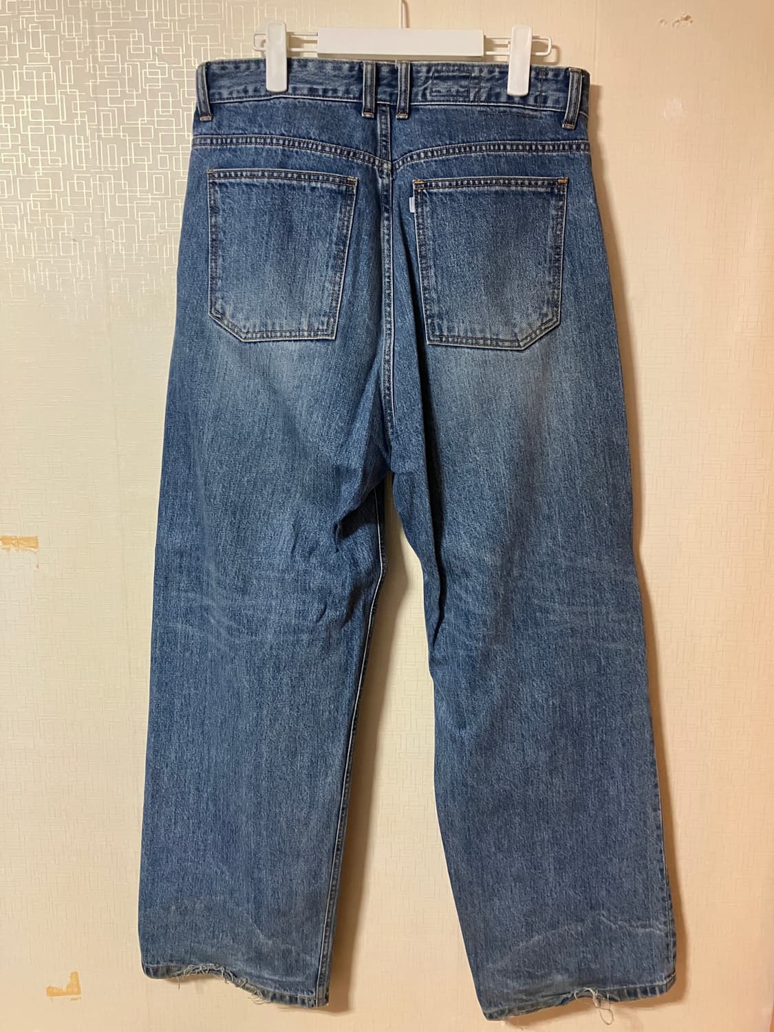 유스 세미와이드 데님팬츠 상품이미지2