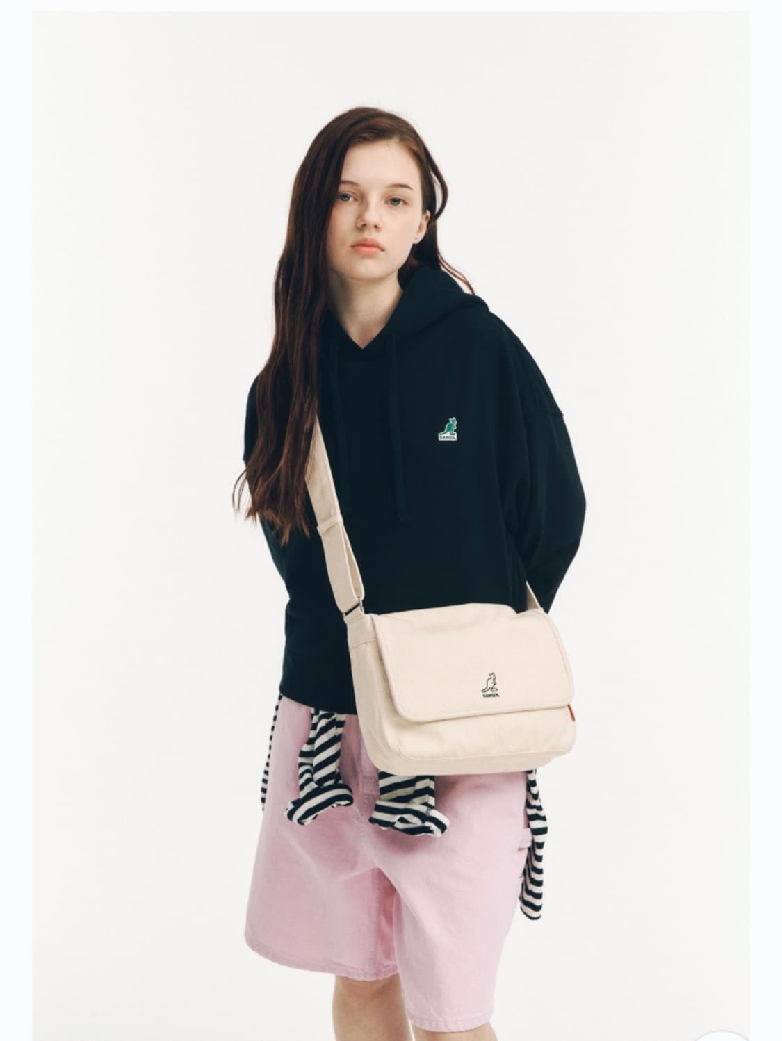 캉골 럭키 캔버스 미니 크로스백 상품이미지1