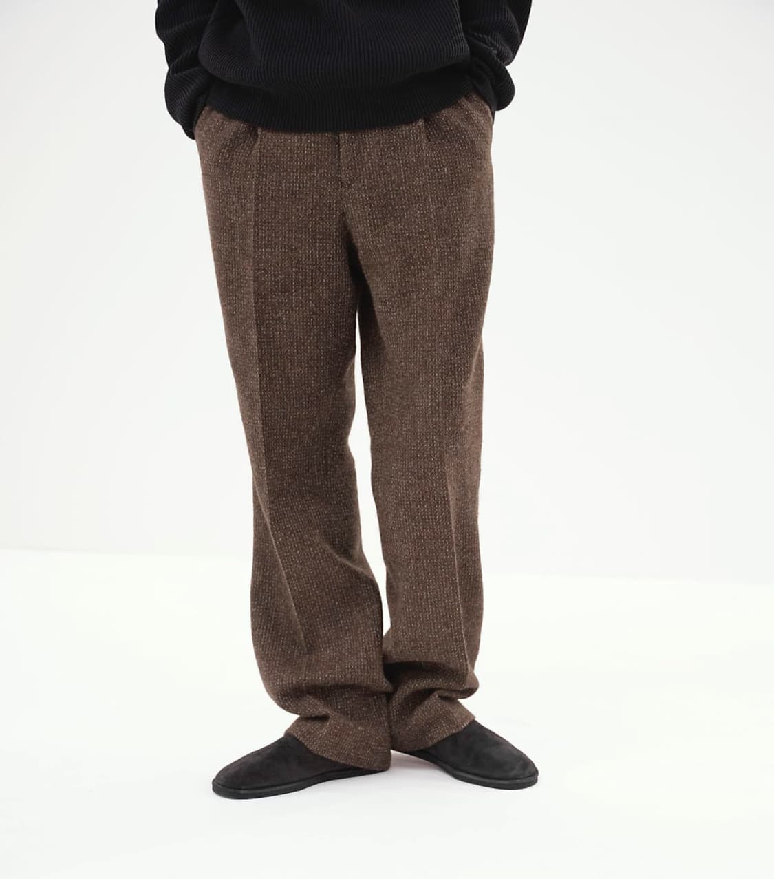 24fw 오라리 라마 셰틀랜드 울트위드 슬랙스 팬츠 5 상품이미지2